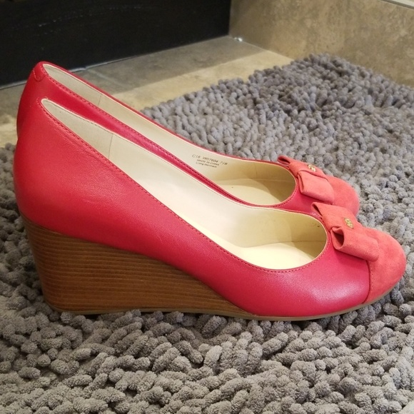 Cole haan red wedges - Picture 2 of 2
